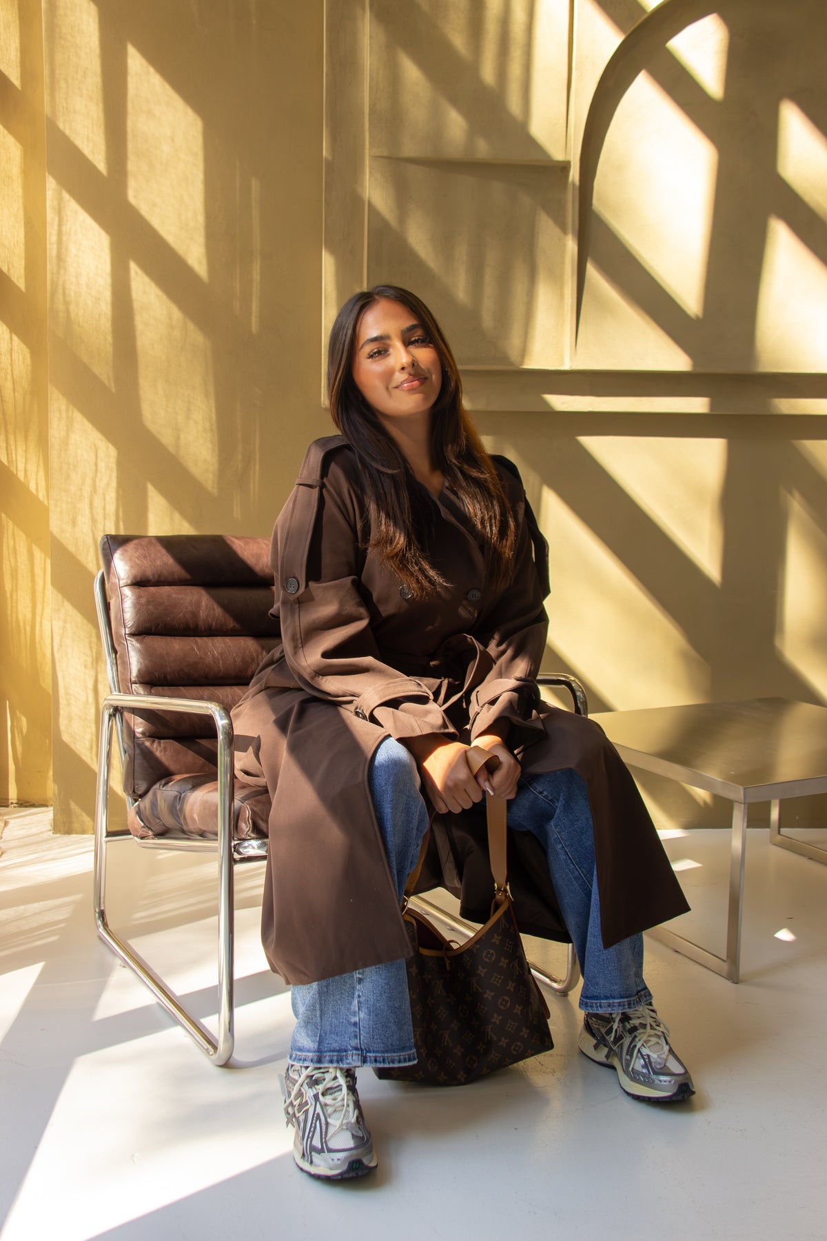 Elena Trench Coat Brown