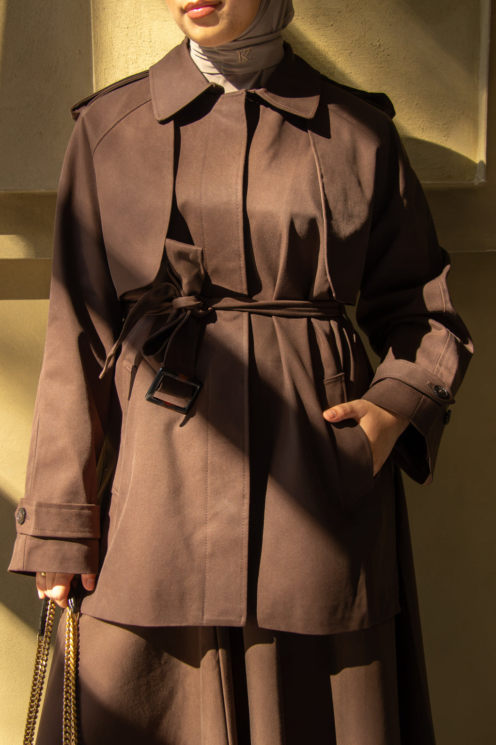 Maya Trench Jacket Matching Set
