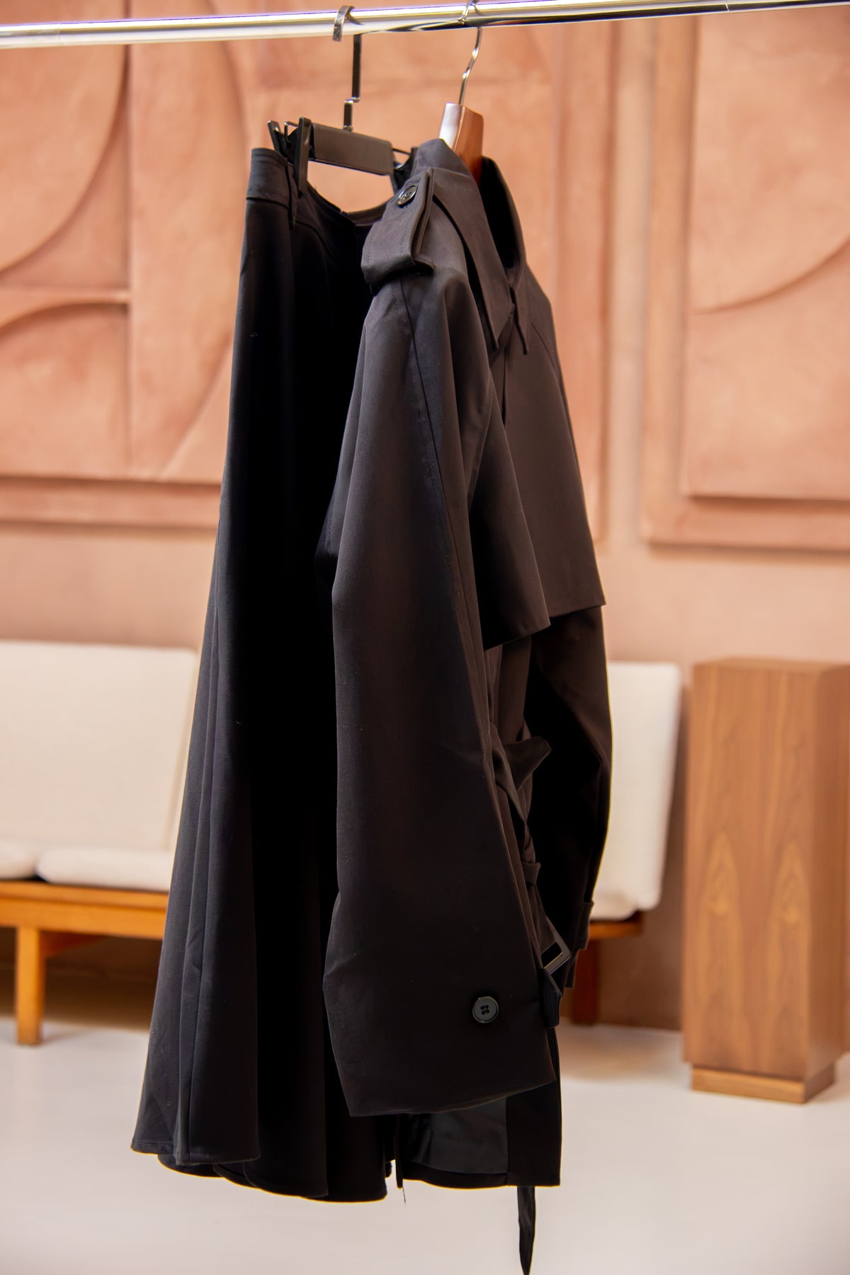 Maya Trench Jacket Matching Set