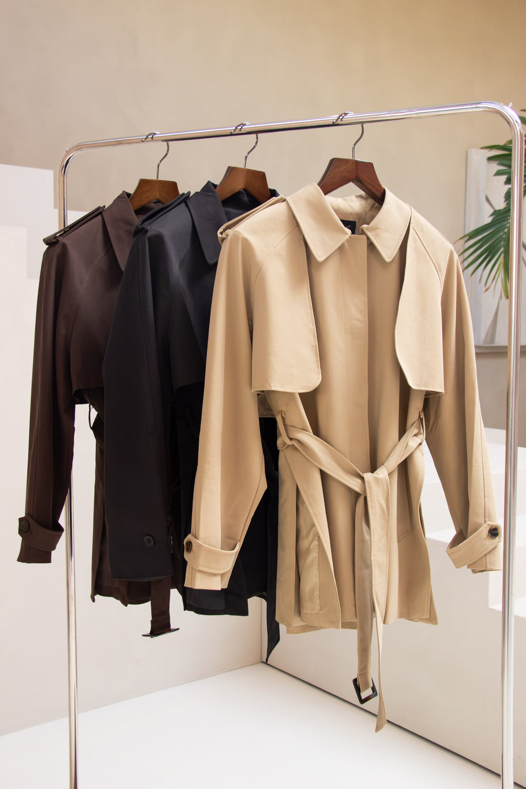 Maya Trench Skirt Matching Set
