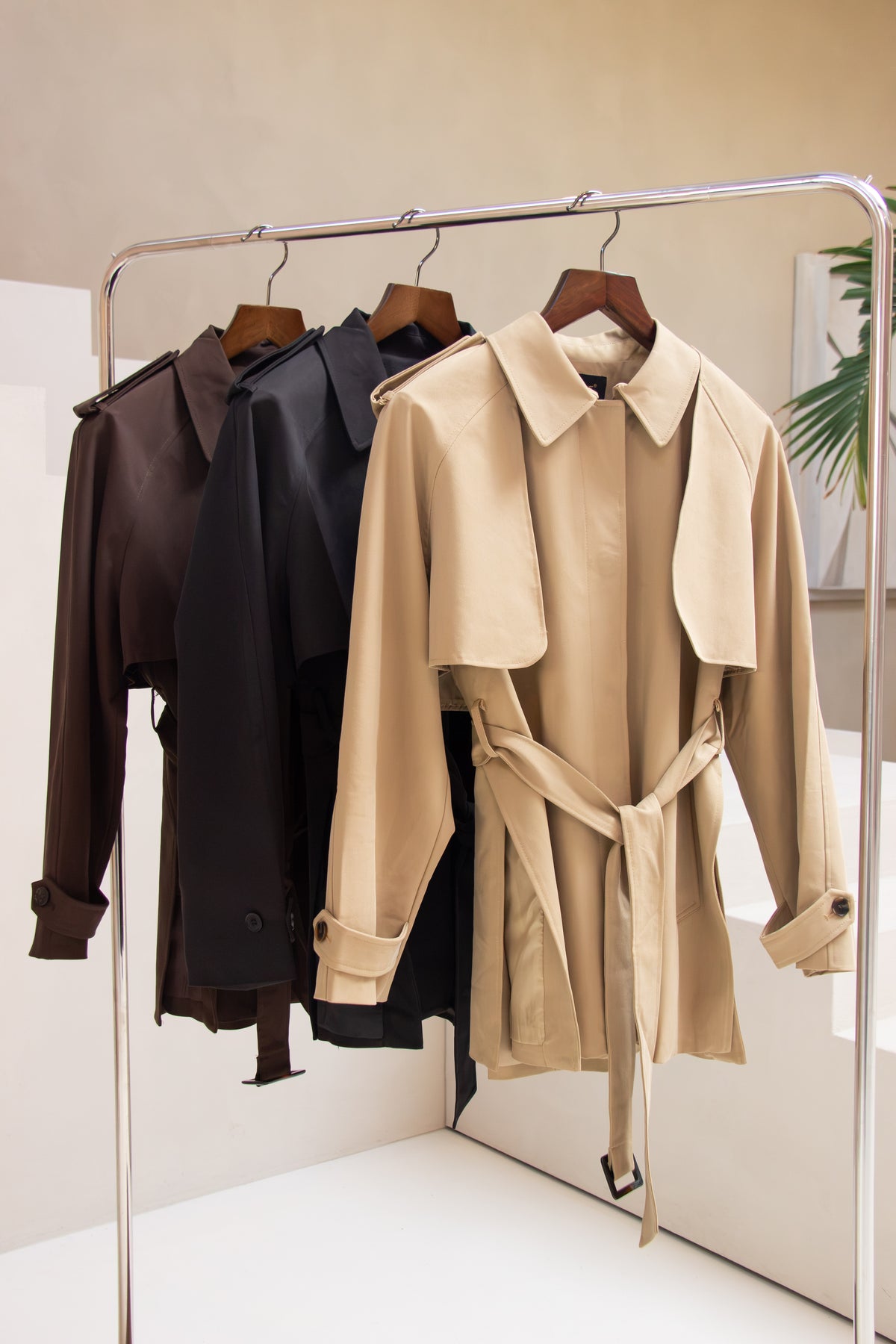 Maya Trench Skirt Matching Set