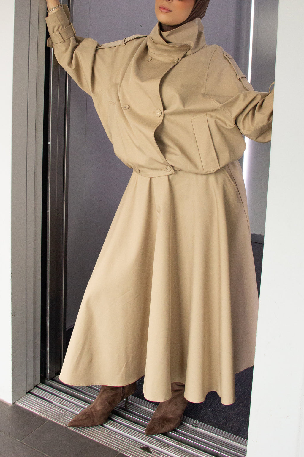 Beige Trench Coat