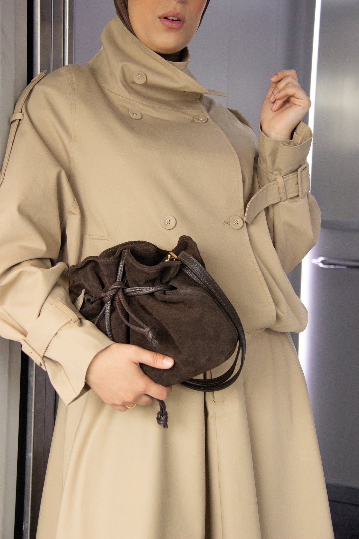 Beige Trench Coat