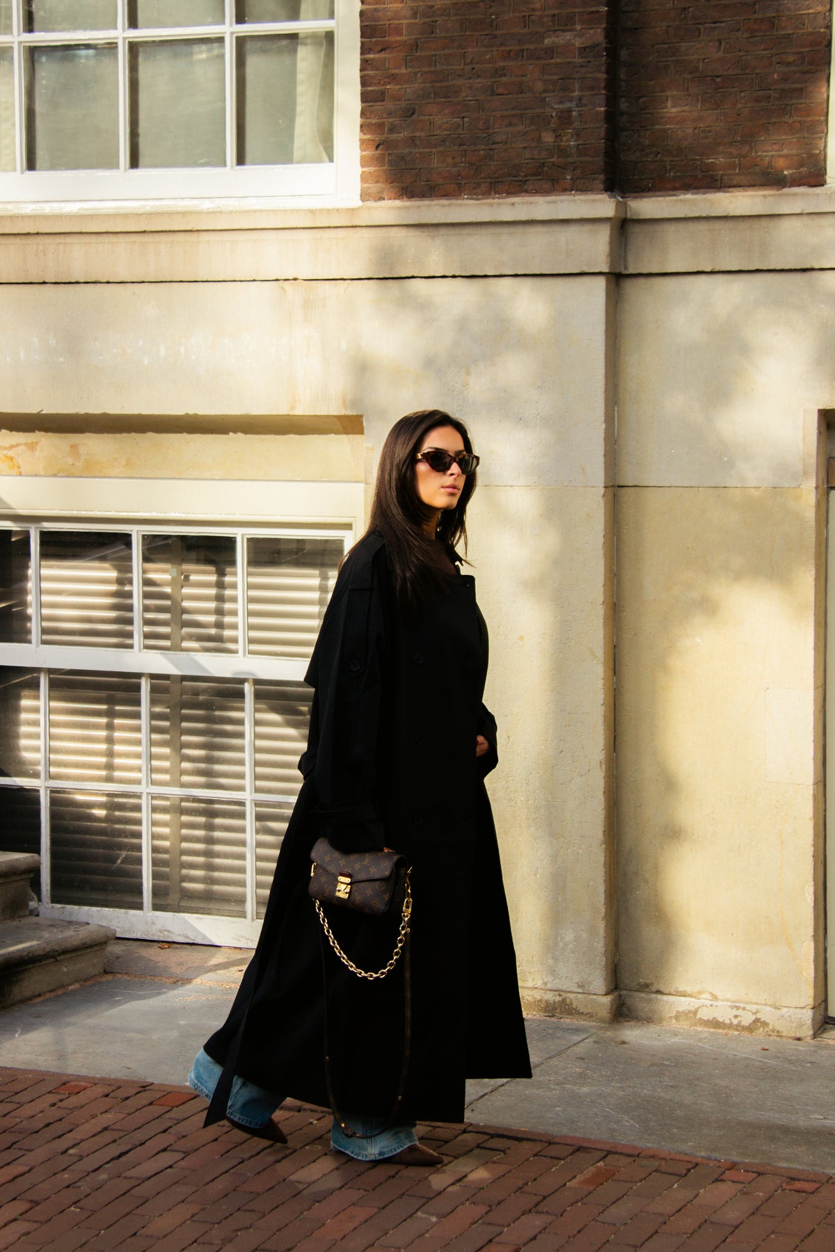 Elena Trench Coat Black