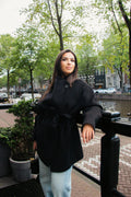 Elora Wool Black Coat